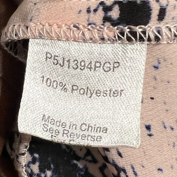 Parker Pleated Tie-Dye Reptile Print Layered Flare Bell Sleeve Tiered Mini Dress - Picture 7 of 7